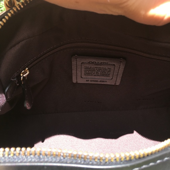 Coach Lane Satchel in Black Leather - Picture 9 of 10